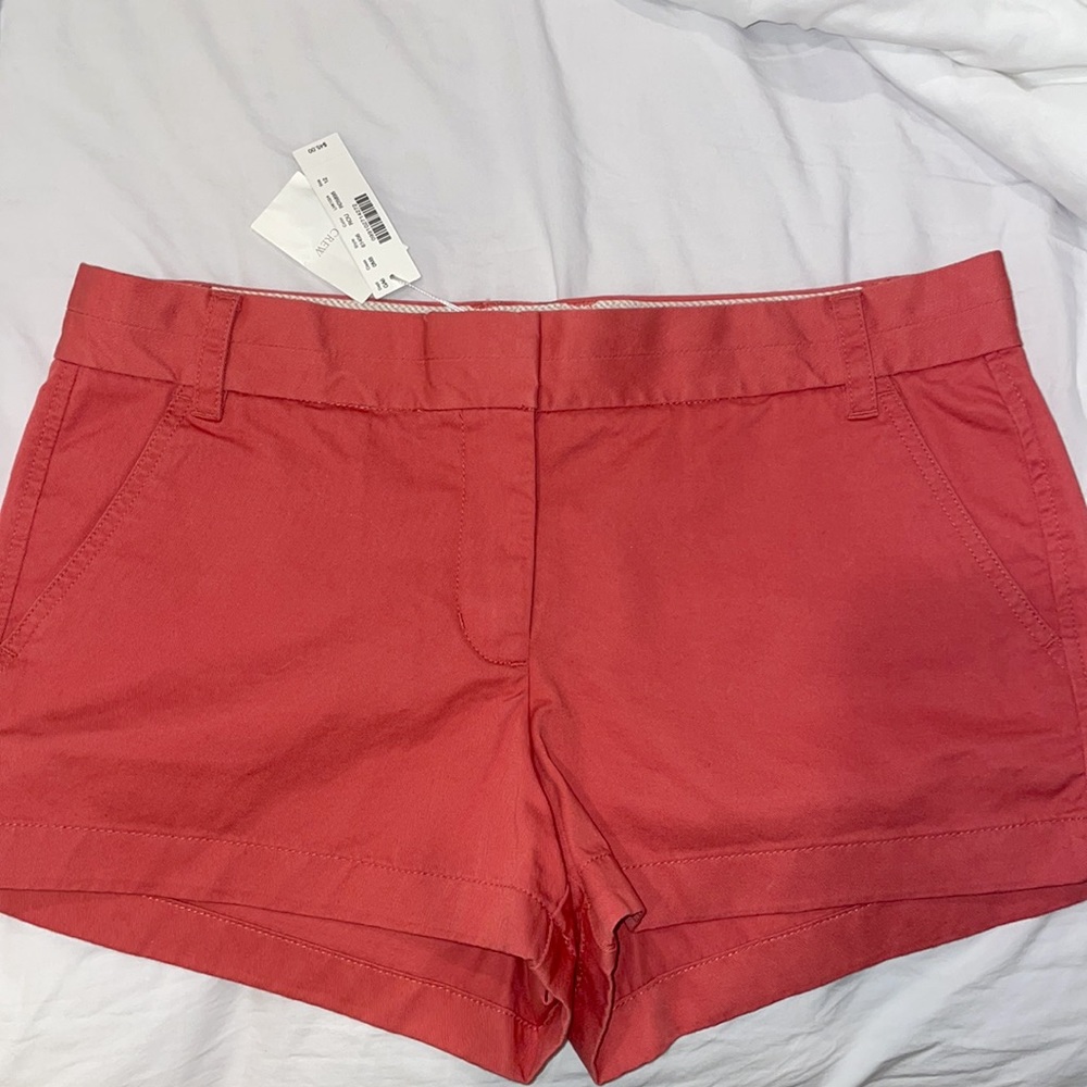 NEVER WORN WITH TAGS! J-Crew 3inch CHINO SHORTS, BURNT ORANGE, Size 12